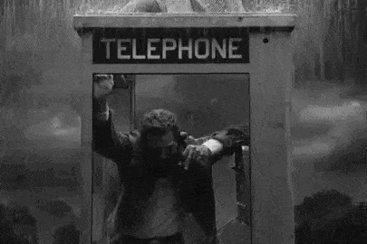eső, vihar, telefonfülke